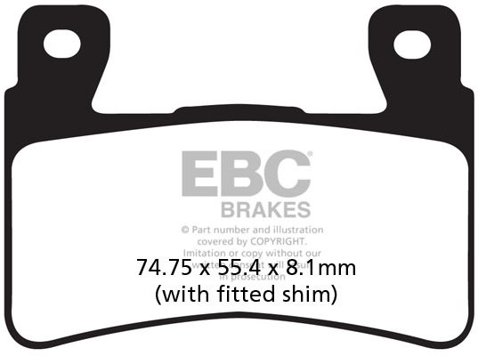 EBC Brzdové doštičky FA265HH