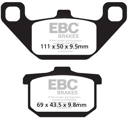 EBC Brzdové doštičky FA085HH