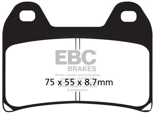 EBC Brzdové doštičky FA244HH