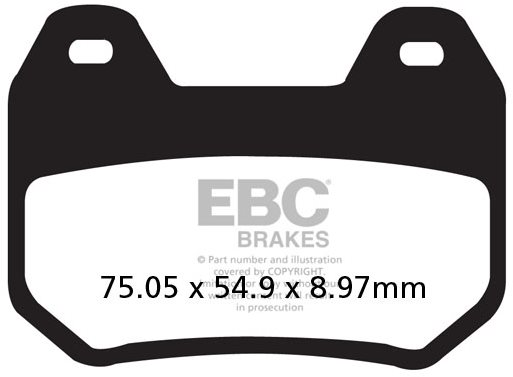 EBC Brzdové doštičky FA304HH