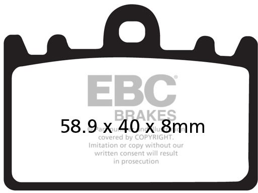 EBC Brzdové doštičky FA180HH