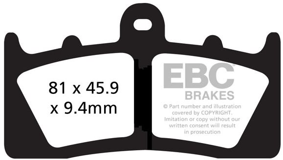 EBC Brzdové doštičky FA613HH
