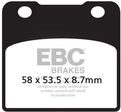 EBC Brzdové doštičky FA103HH