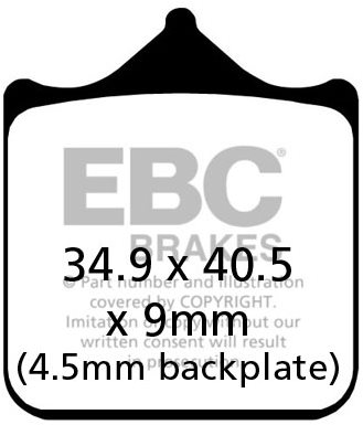 EBC Brzdové doštičky FA604/4HH