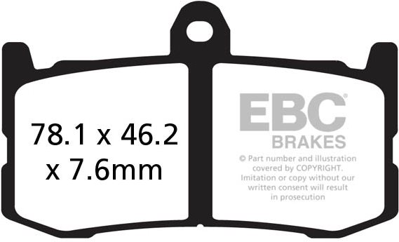 EBC Brzdové doštičky FA491HH