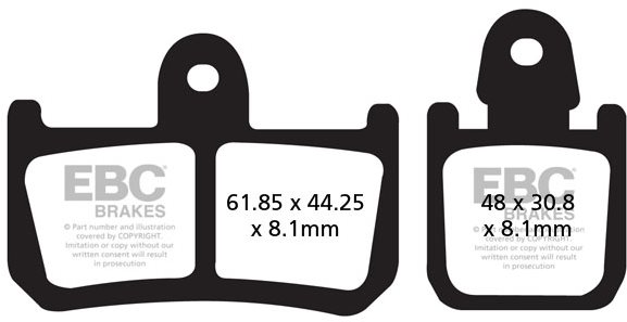 EBC Brzdové doštičky FA442/4HH