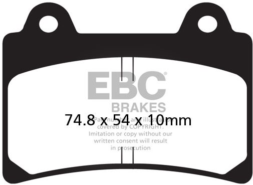EBC Brzdové doštičky FA123HH