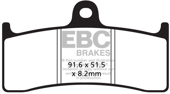EBC Brzdové doštičky FA424HH