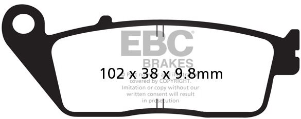 EBC Brzdové doštičky FA196HH