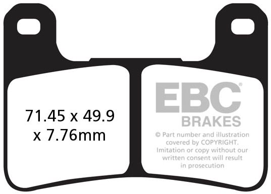 EBC Brzdové doštičky EPFA379HH