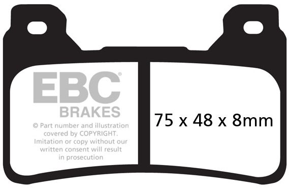EBC Brzdové doštičky GPFAX390HH