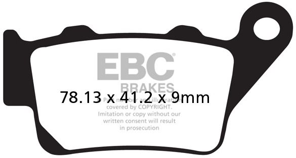 EBC Brzdové doštičky MXS208