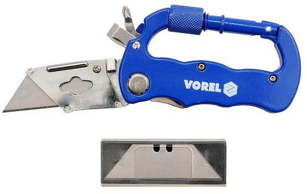 VOREL Nôž vreckový „karabína“ + čepele