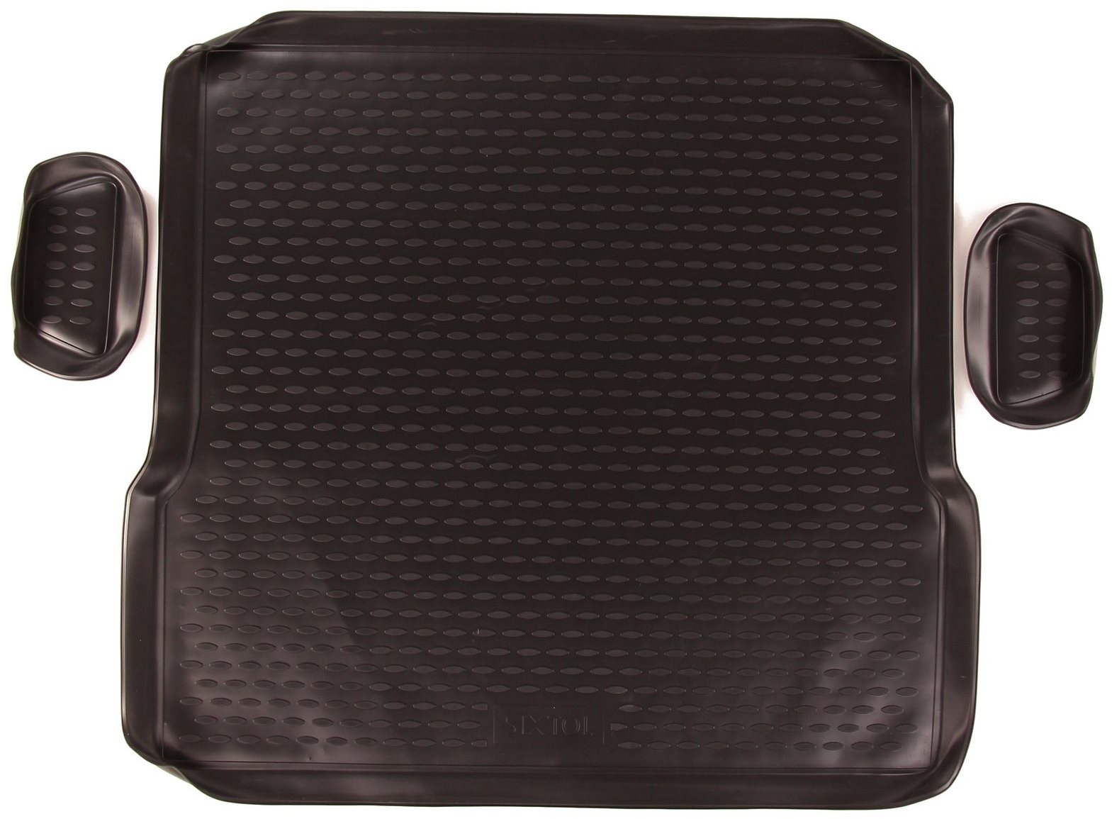 SIXTOL Vaňa do kufra gumová RENAULT/DACIA Logan (I) 2004 – 2015, sedan (variant s bočnými kapsami)