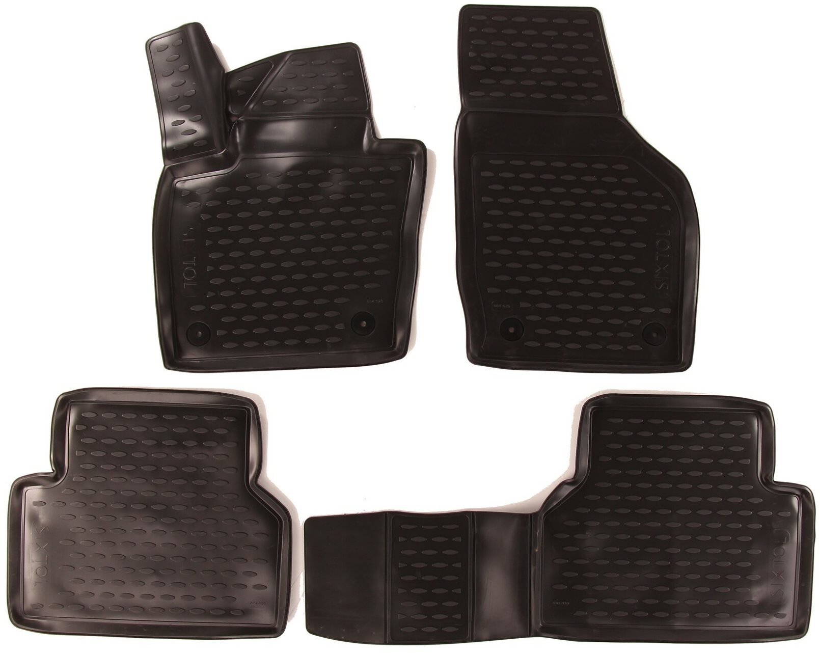 SIXTOL 3D Gumové koberce AUDI Q3, 2015 ->, AT