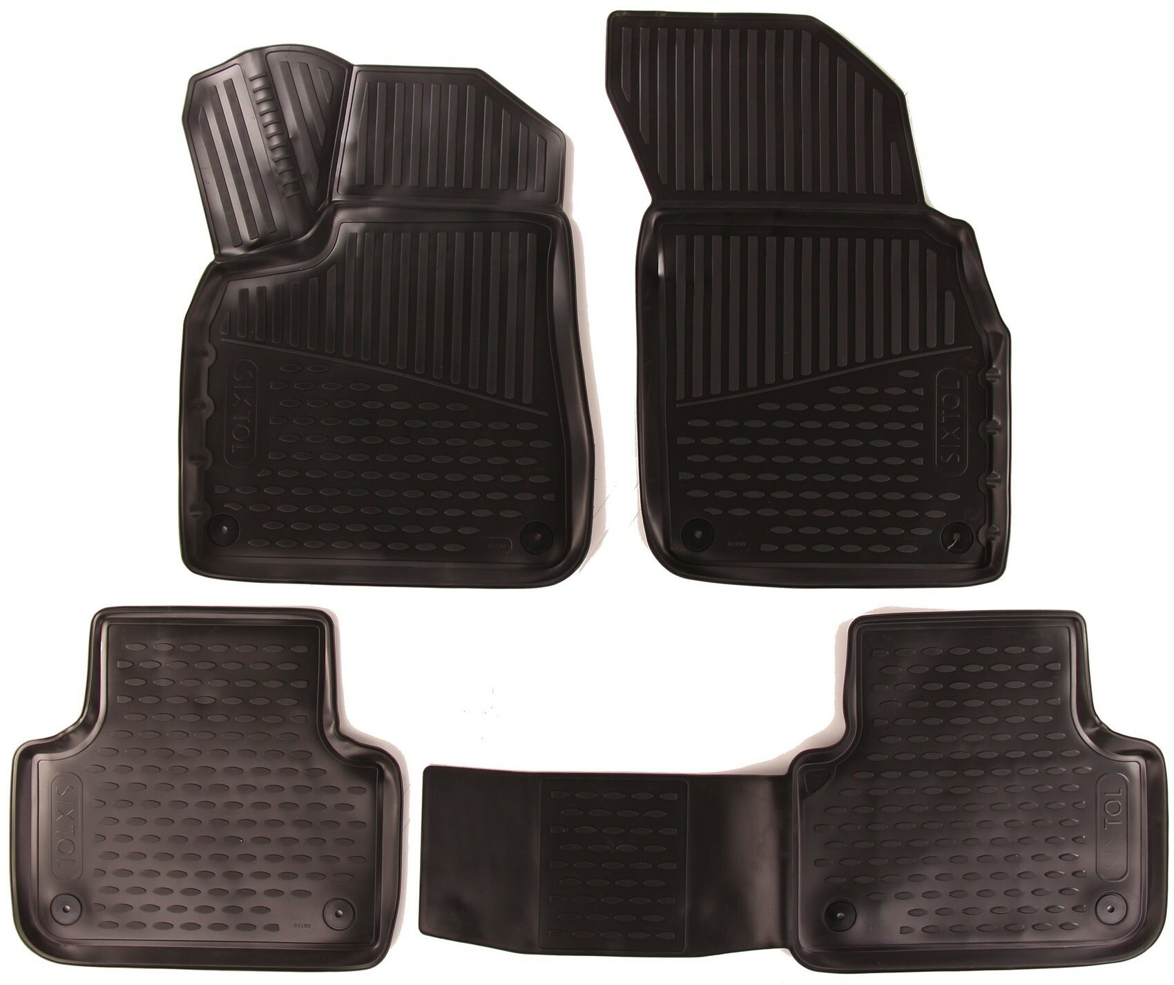 SIXTOL 3D Gumové koberce AUDI Q8, 2018 ->, SUV, Európa