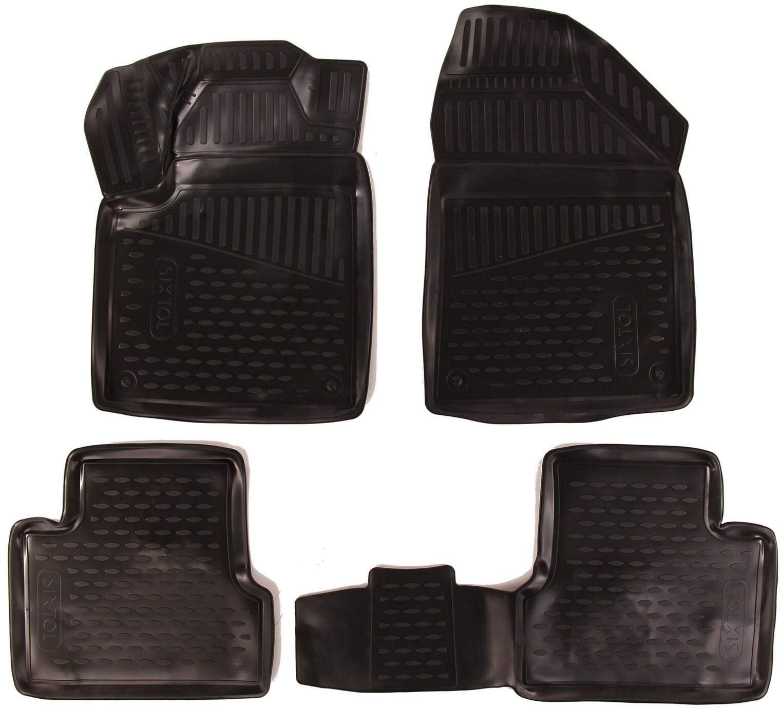 SIXTOL 3D Gumové koberce JEEP Cherokee, 2016 – 2019 SUV, USA