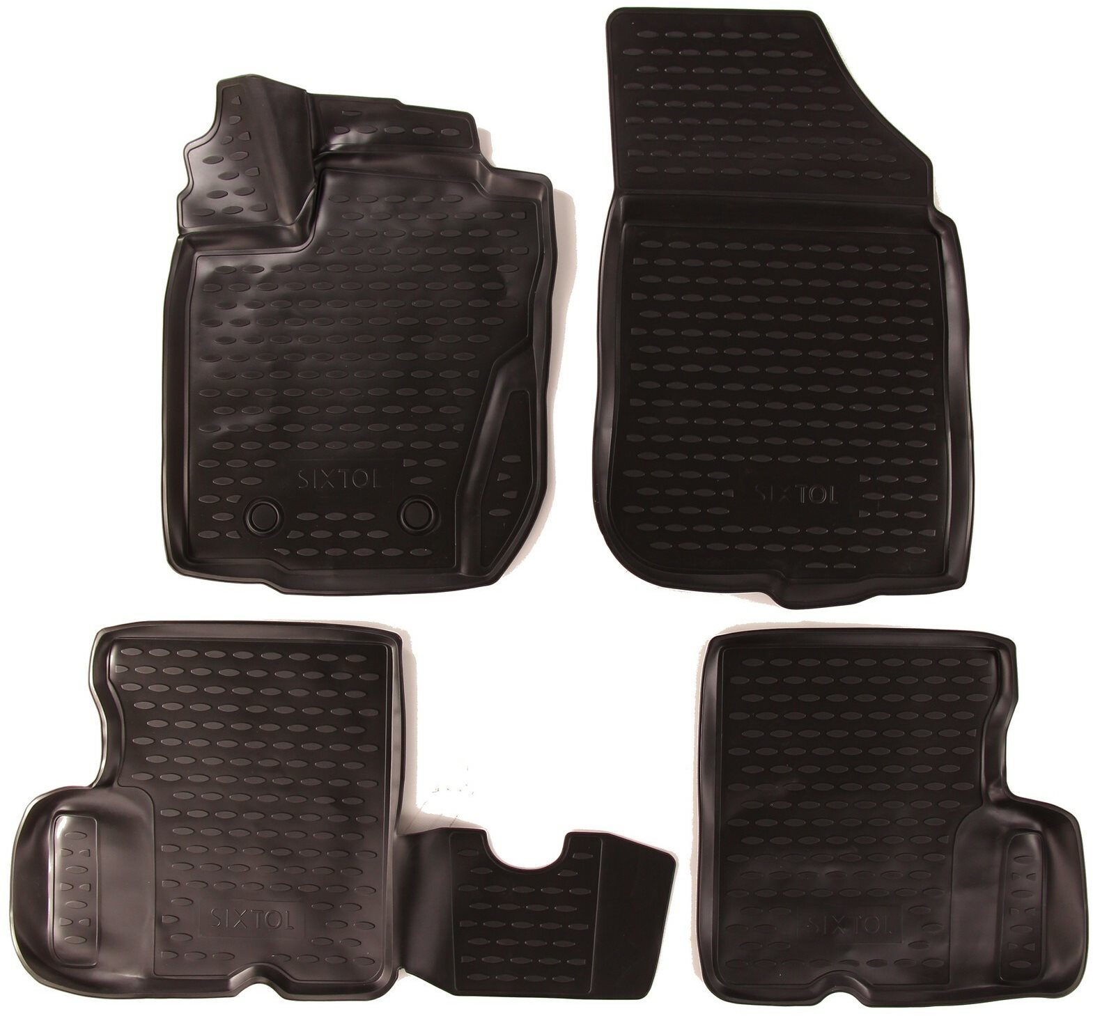 SIXTOL 3D Gumové koberce RENAULT Duster, 05/2015 ->, bez páky pre diaľkové otváranie nádrže