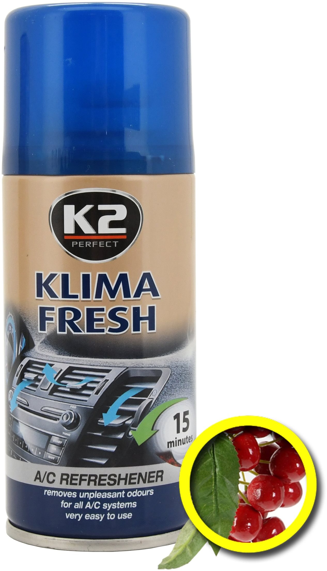 K2 Osviežovač KLIMA FRESH 150 ml CHERRY