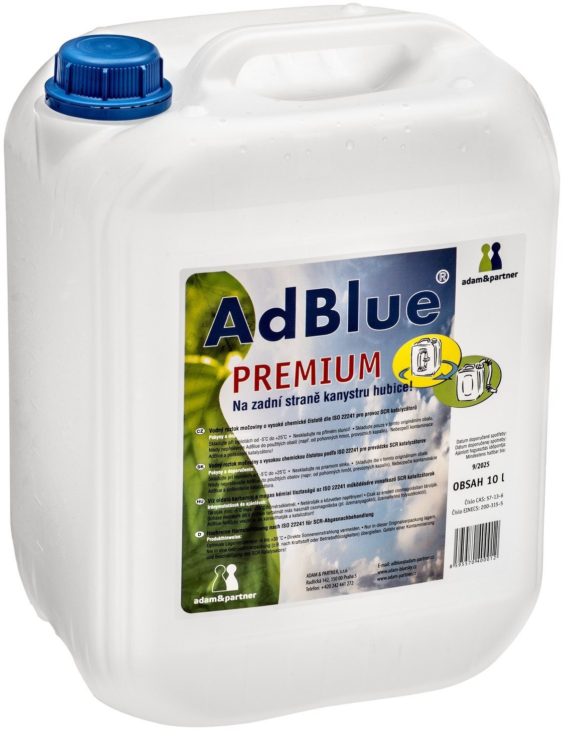 Ad-Blue kanister s nalievacou trubicou (10 l)