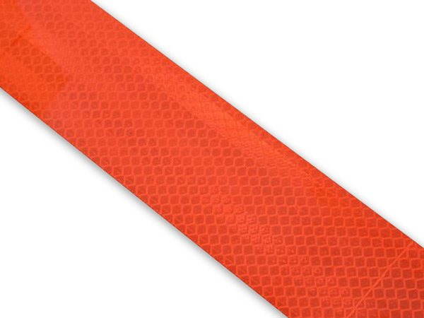 Samolepiaca páska reflexná-delená 1 m × 5 cm červená