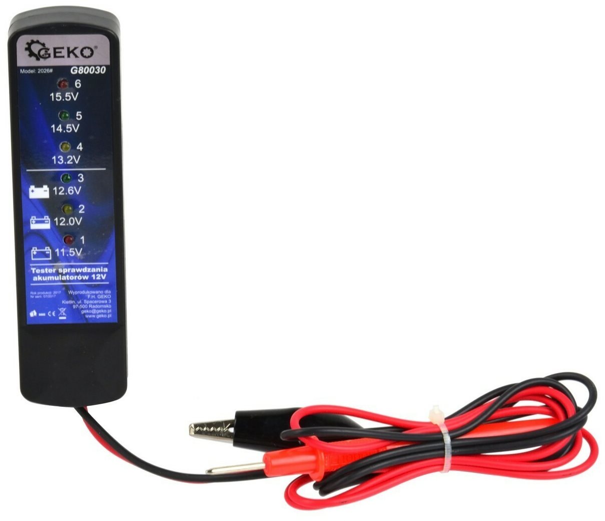 GEKO Tester batérií 12 V