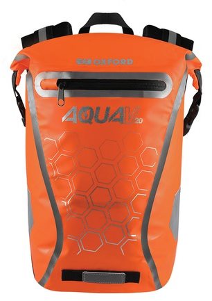 OXFORD Vodotesný batoh AQUA V20 (oranžový, objem 20 l)
