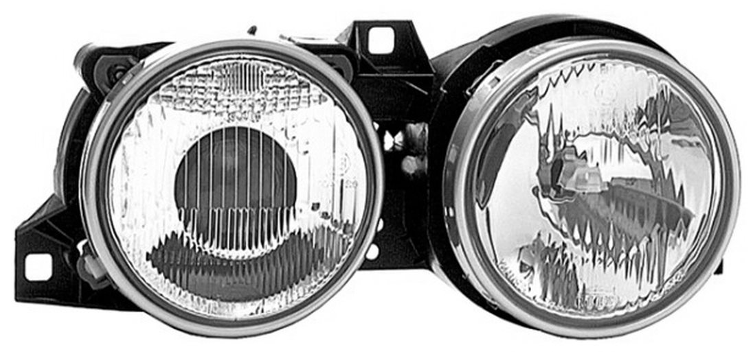 ACI BMW 3 82-92 10/87- predné svetlo komplet H1+H1 (±el. ovládané) P