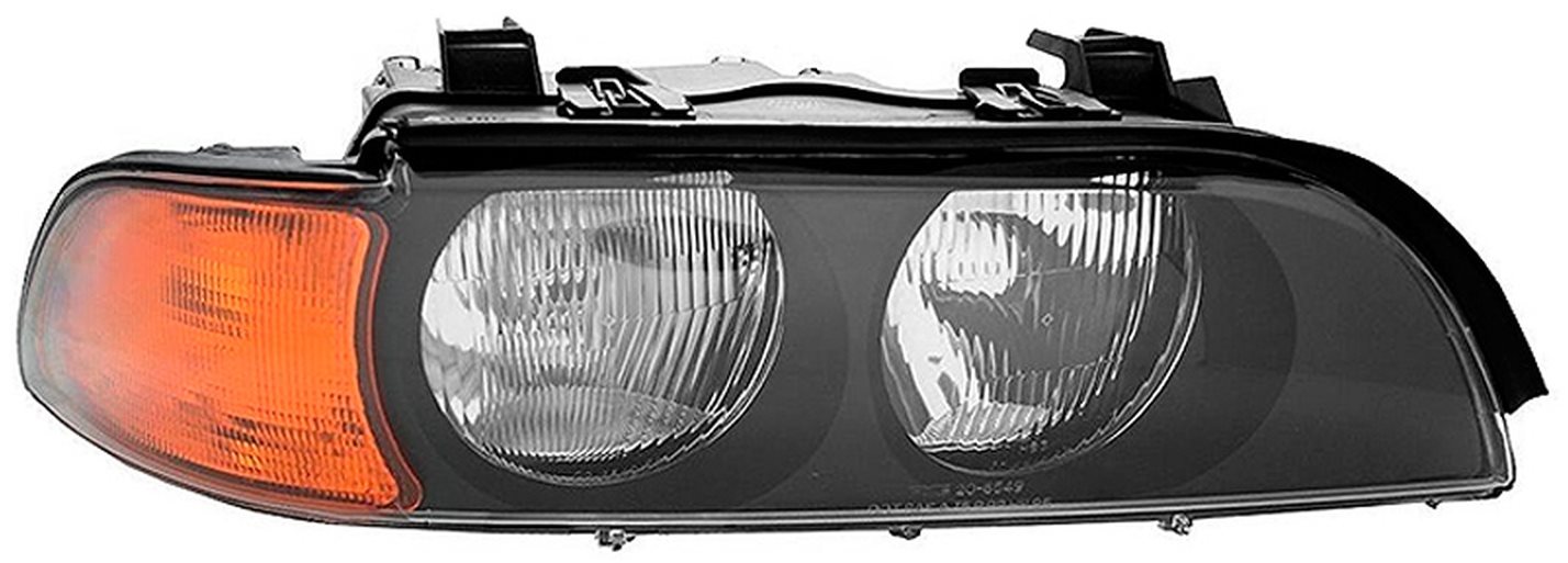 ACI BMW 5 95- -9/00 predné svetlo H7+HB3 s oranžovou blikačkou (± el. ovládané) P