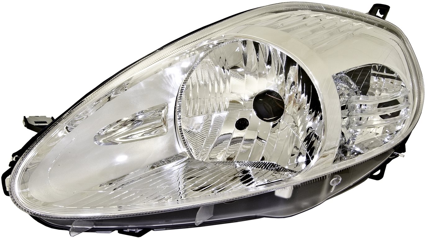 ACI FIAT GRANDE PUNTO 05-08 predné svetlo H4 (el. ovládané + motorček) chrómové L