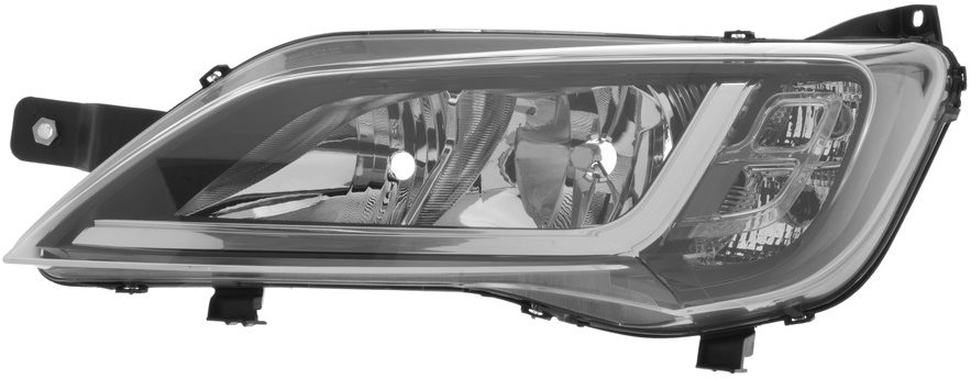 ACI PEUGEOT BOXER 14- predné svetlo H7 + H7 (el. ovládané + motorček) čierne L