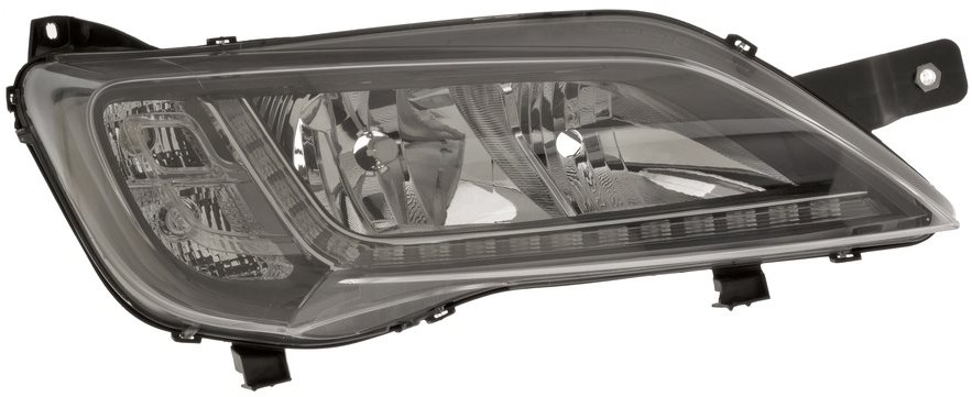 ACI FIAT DUCATO 14- predné svetlo H7 + H7 + LED na denné svietenie (el. ovládané + motorček) tmavé P