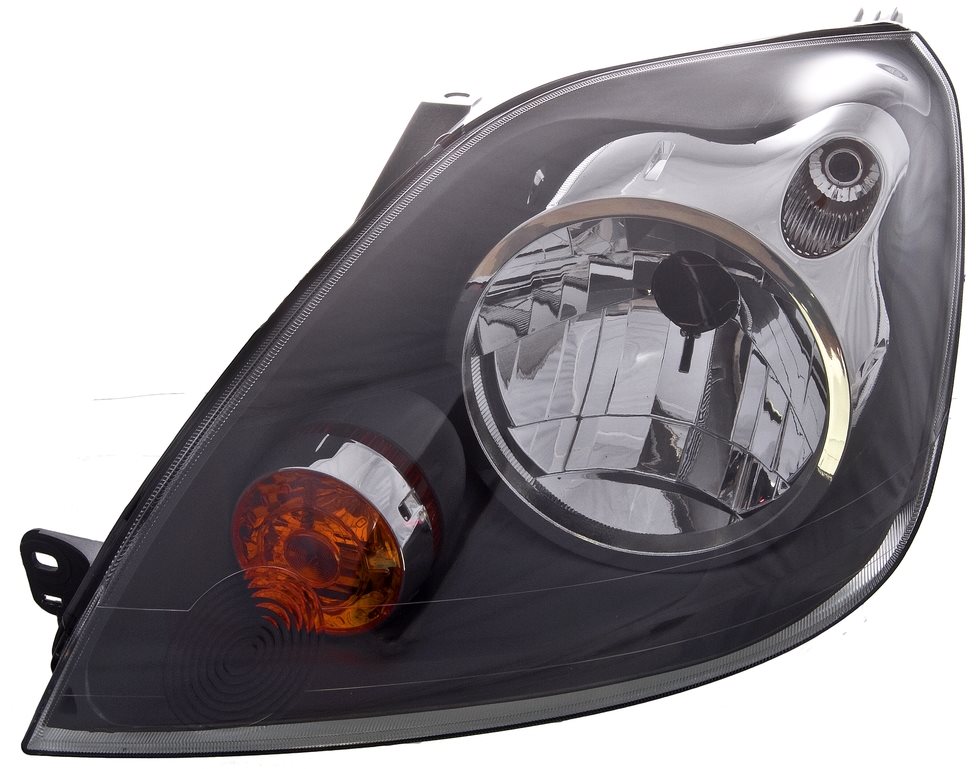 ACI FORD FIESTA 06-08 10/07- predné svetlo H4, bez krytu žiarovky (el. ovládané + motorček) L