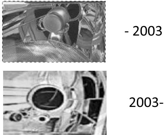 ACI FORD FUSION 02- 1/03-5/07 predné svetlo H4, biela blikačka (el. ovládané + motorček) P