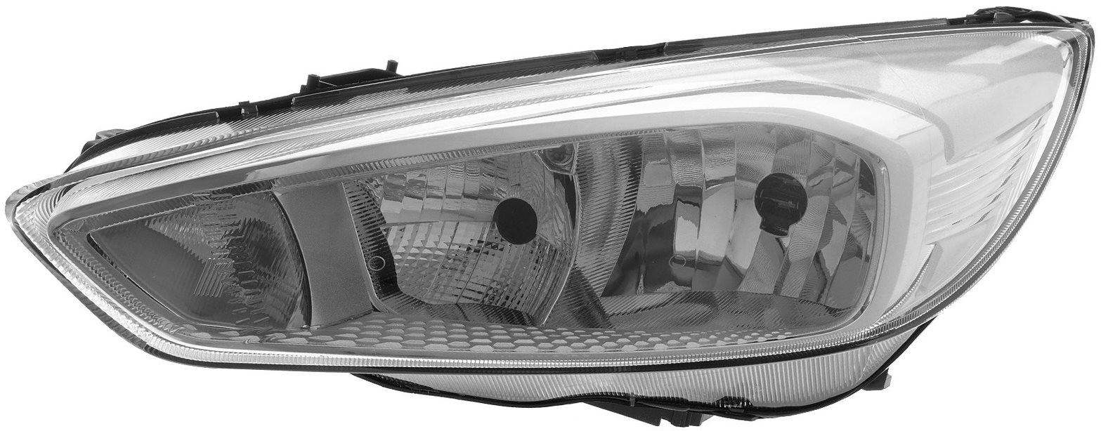 ACI FORD FOCUS 14-18, predné svetlo H7+H15 (el. ovládané + motorček) hliník L
