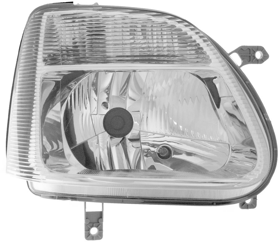 ACI OPEL AGILA 00- 3/02 - predné svetlo s blikačkou H4 (el. ovládané) chrómové P