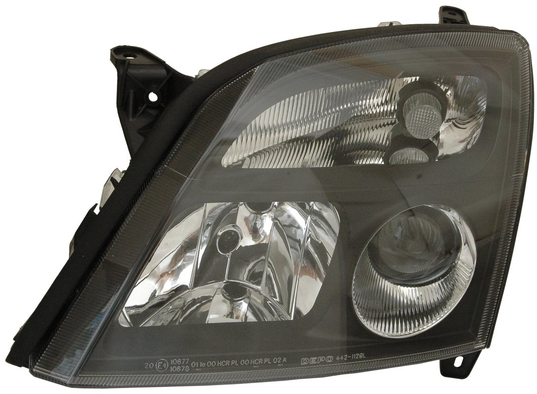 ACI OPEL VECTRA 02 - predné svetlo H7+H7 s blikačkou čierny rámček (el. ovládané) P