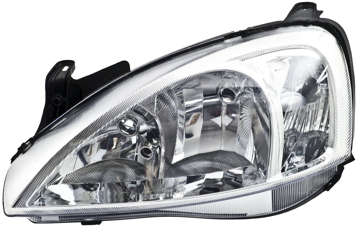 ACI OPEL CORSA 00-06 8/04 - predné svetlo H7+H1 (el. ovládané) L