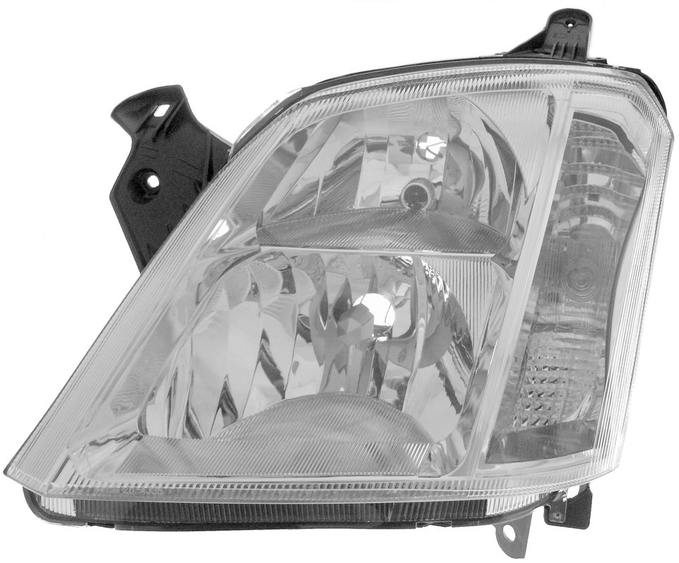 ACI OPEL MERIVA 03 - predné svetlo H7+H1 (man. i el. ovládané) L
