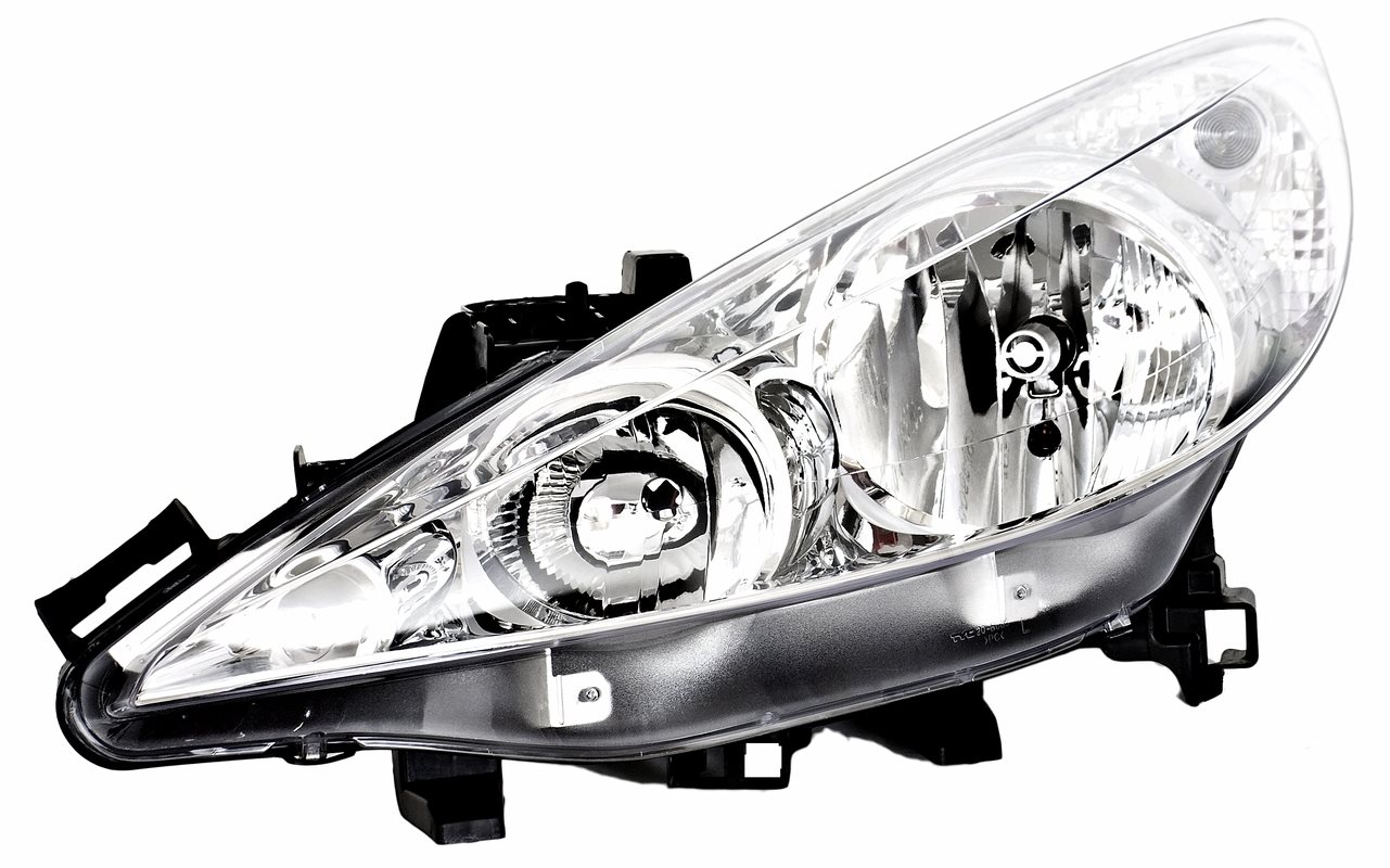 ACI PEUGEOT 207 06 - predné svetlo H7+H1 (el. ovládané + motorček) L