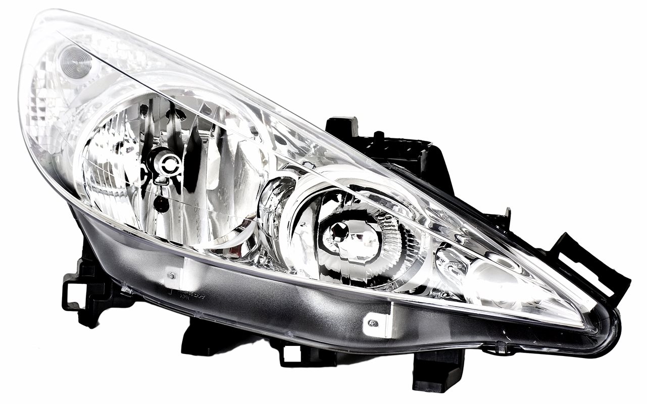 ACI PEUGEOT 207 06 - predné svetlo H7+H1 (el. ovládané + motorček) P