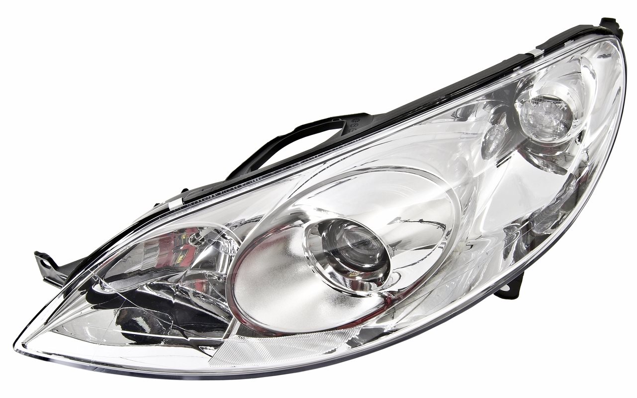 ACI PEUGEOT 407 04-9/08 predné svetlo H7+H1 (el. ovládané + motorček) L