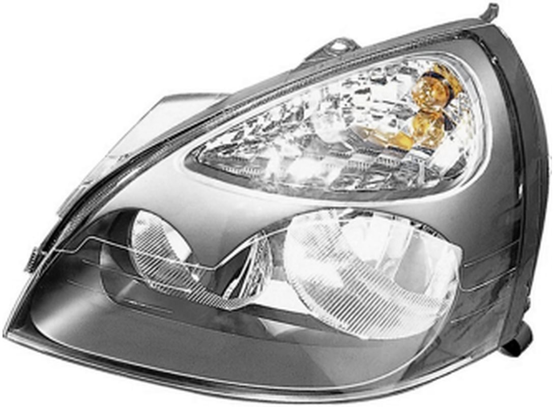 ACI RENAULT CLIO 01-05 1/04- predné svetlo H7 + H1 s blikačom (el. ovládané) L