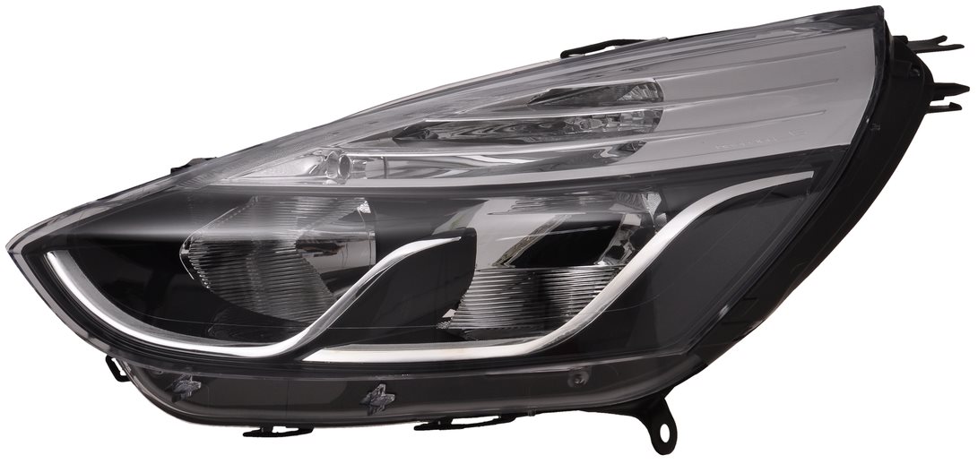 ACI RENAULT CLIO 12-16 predné svetlo H7+H1 (el. ovládané + motorček) s chróm. rámčekom L