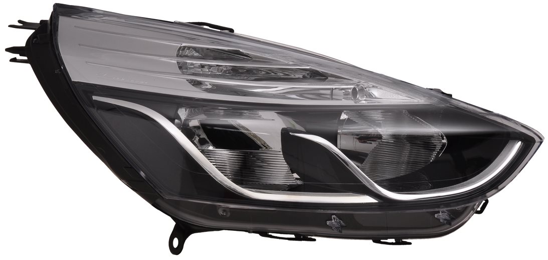 ACI RENAULT CLIO 12-16 predné svetlo H7 + H1 (el. ovládané + motorček) s chróm. rámčekom P