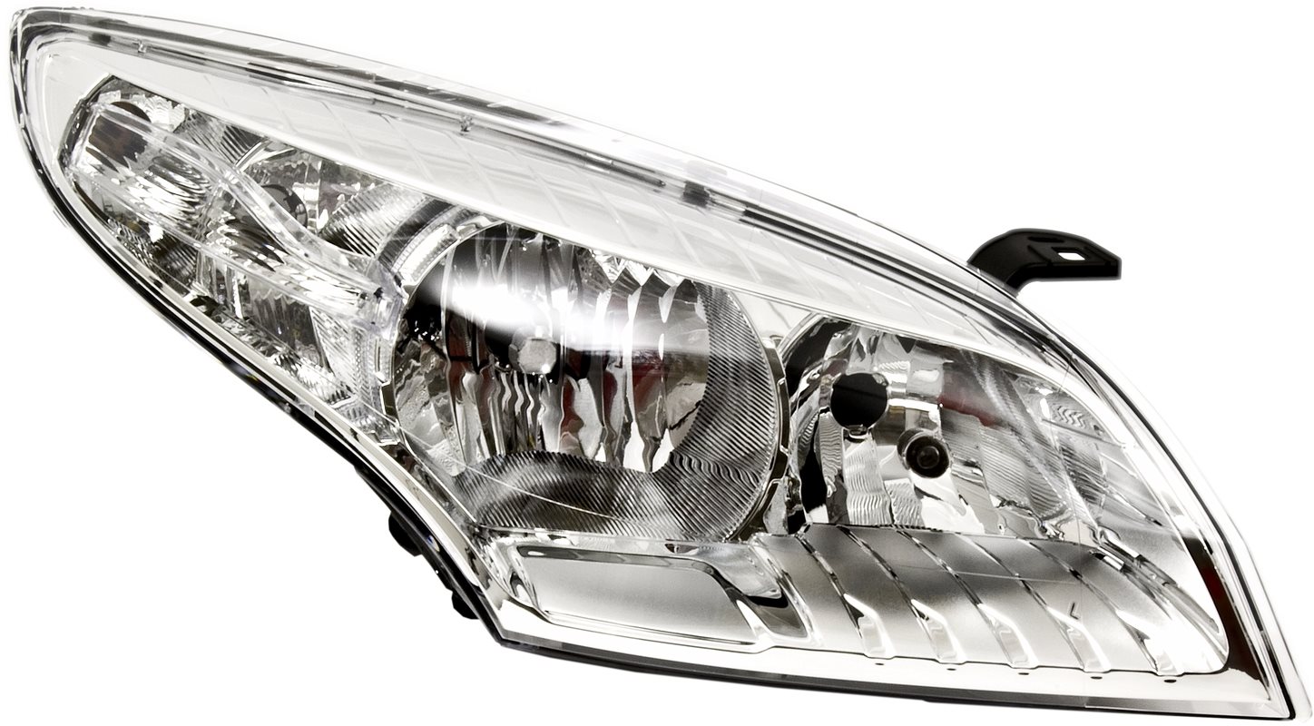 ACI RENAULT MÉGANE 08- -12 predné svetlo H7 + H7 (el. ovládané + motorček) chróm. pozadie P