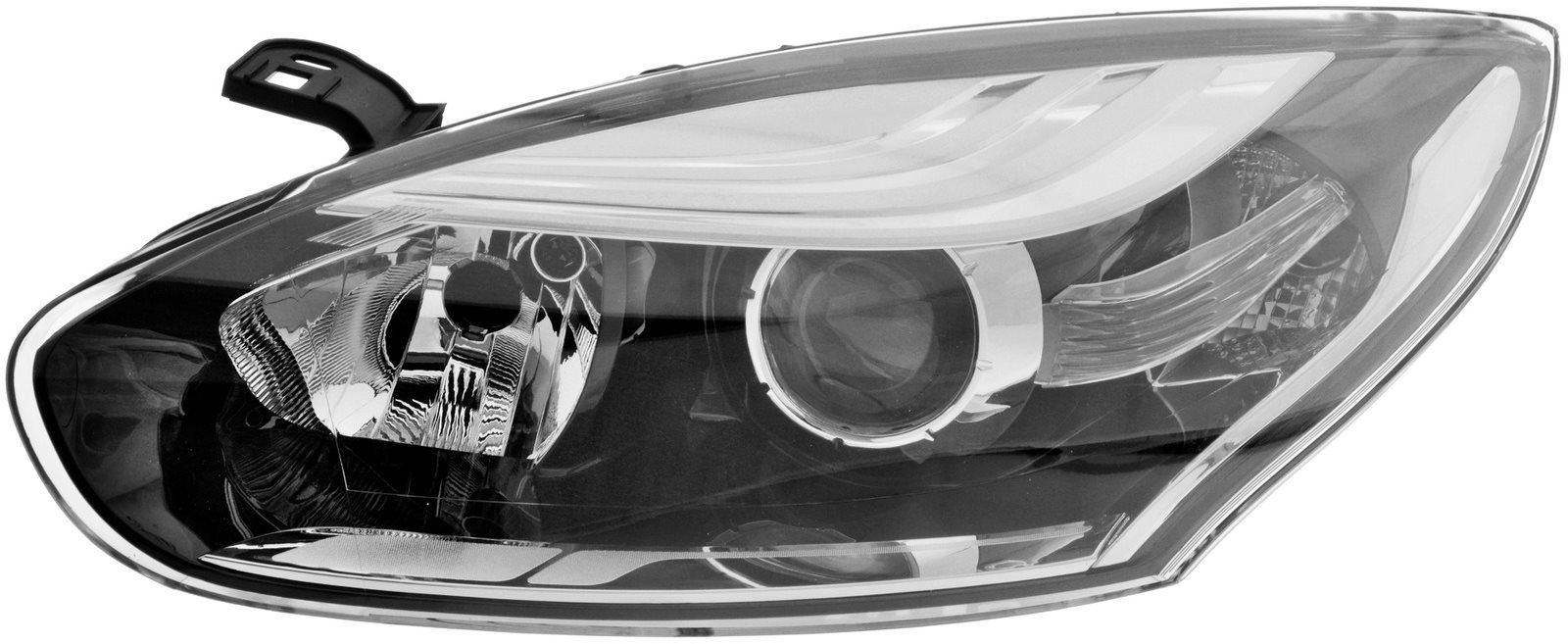 ACI RENAULT MÉGANE 14-15 predné svetlo H7 + H7 (el. ovládané) chróm L