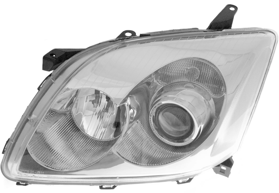 ACI TOYOTA AVENSIS 03- -4/06 predné svetlo H7 + H1 (el. ovládané) L