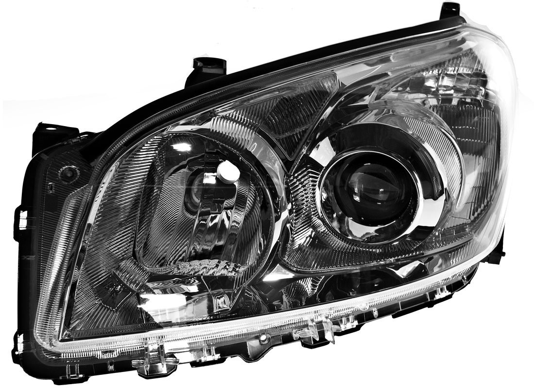 ACI TOYOTA RAV4 05- 09- predné svetlo H11 + HB3 (el. ovládané + motorček) L