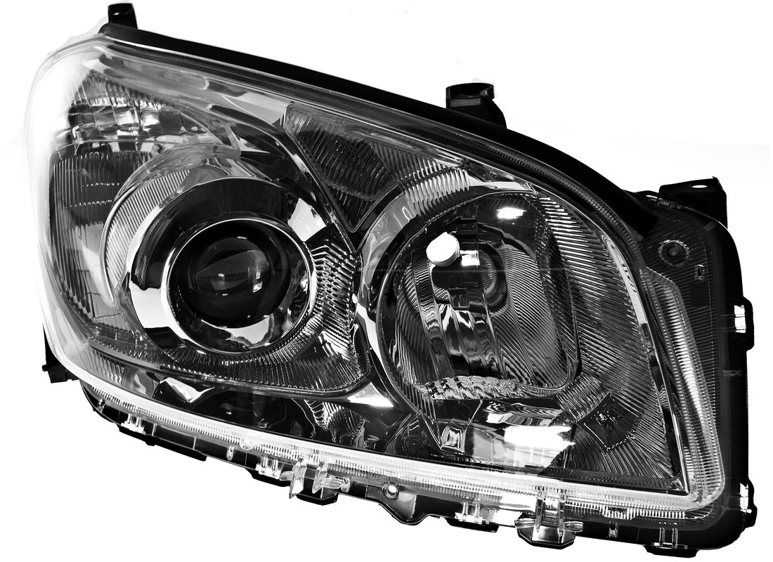 ACI TOYOTA RAV4 05- 09- predné svetlo H11 + HB3 (el. ovládané + motorček) P